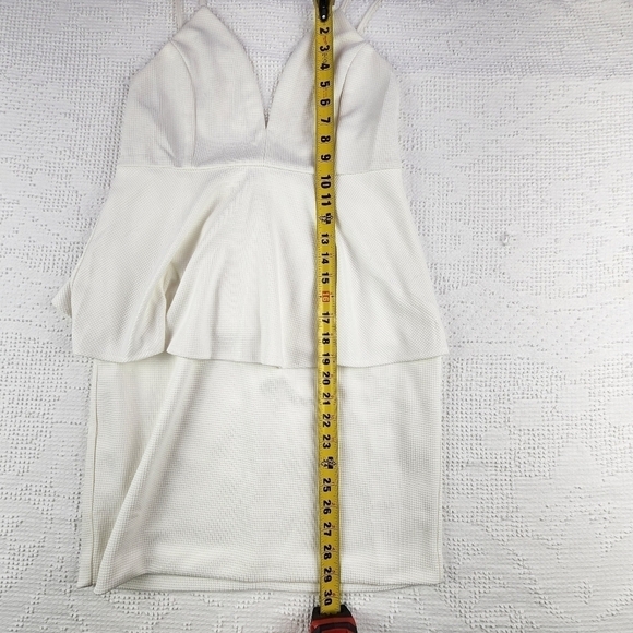 Lulus More Flower To Ya Ivory Bodycon Dress Size Large - Picture 16 of 16